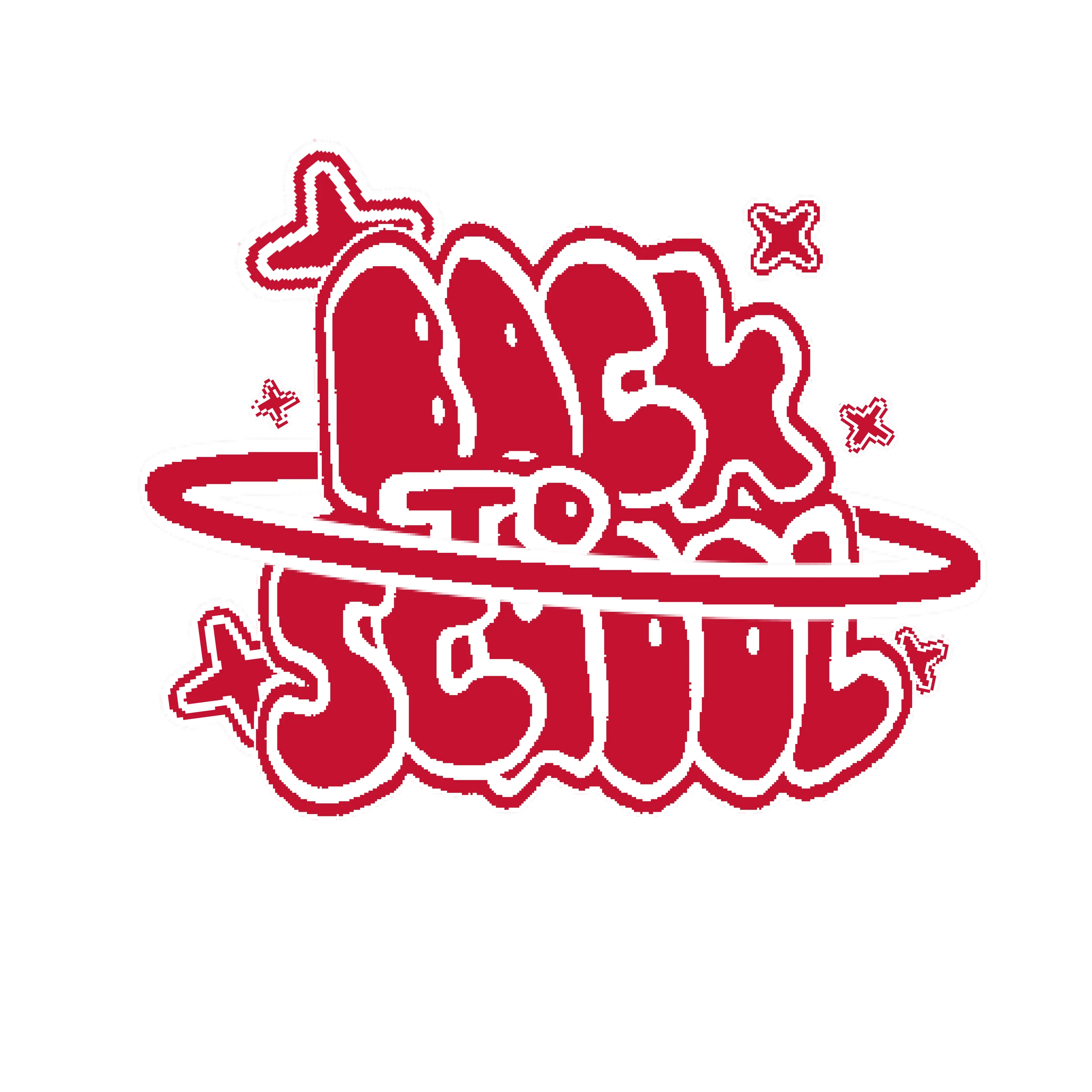 The Back To School logo sticker