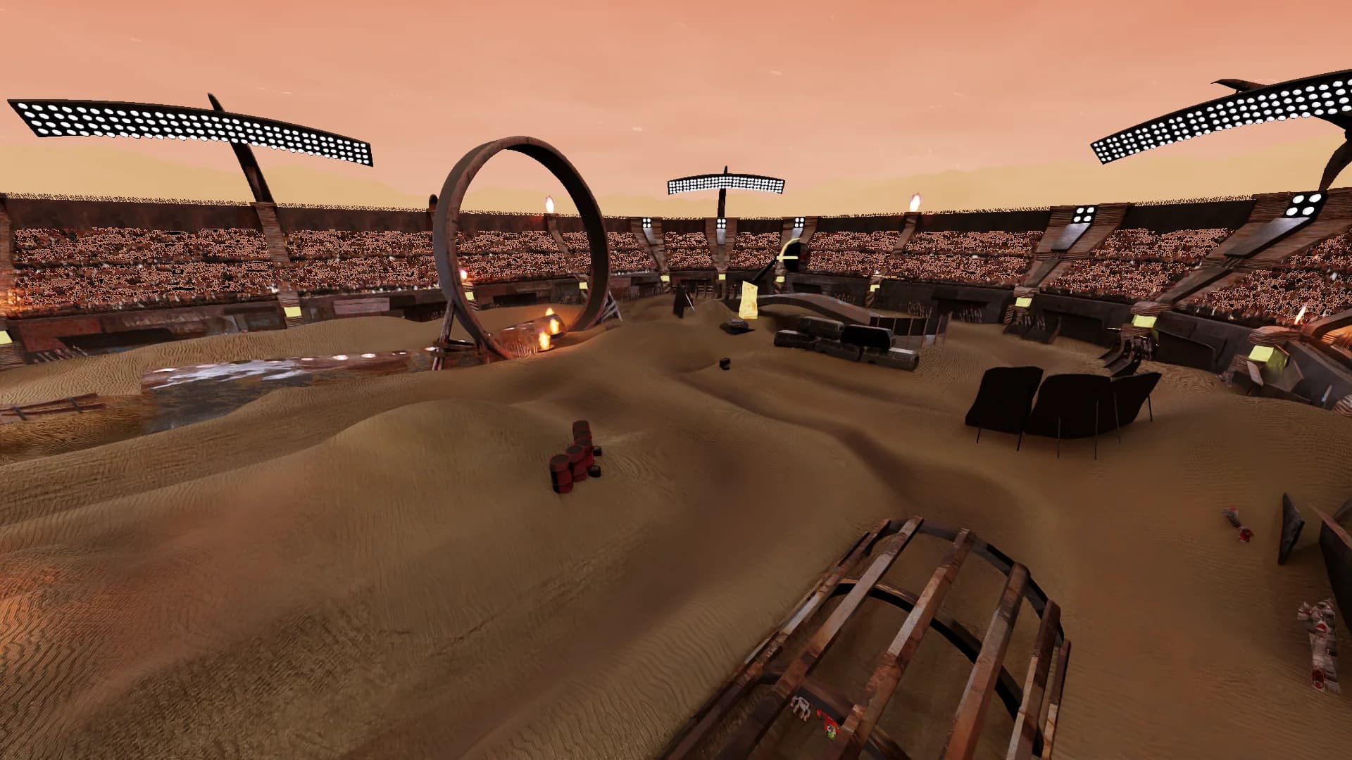 Render: the desert arena behind the Coachella set